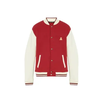 PALM ANGELS Bear motif Bomber Jacket