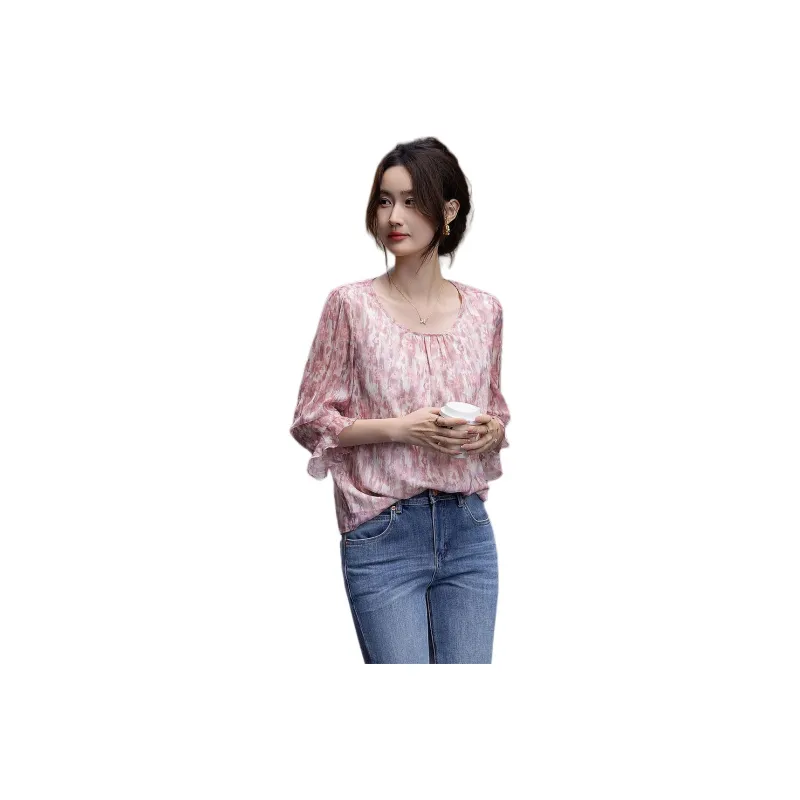 【dme】 Shirt Women's Pastel Pink-0