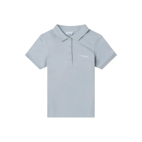 Columbia Polo Shirt Women's Light Blue