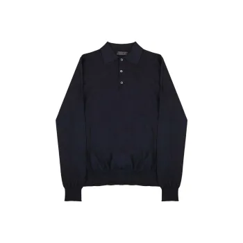 PRADA Polo Shirt Unisex Marine Blue