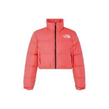 THE NORTH FACE Nuptse Short Jacket 'Brilliant Coral'