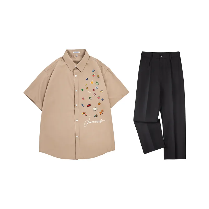 JEANSWEST Shirt Matching Set Unisex-12