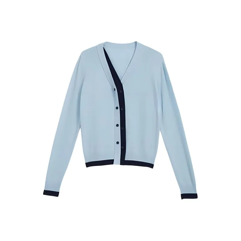 Yiner Cashmere Sweater Women's Light Blue-0