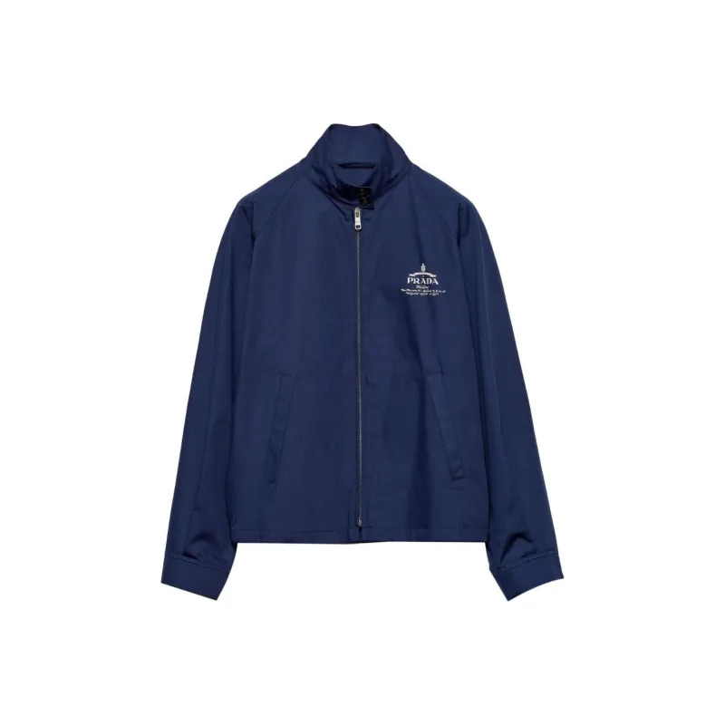PRADA Logo print Bomber Jacket-0