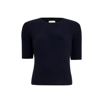 KHAITE Mia Short Sleeved Jumper