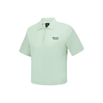 Skechers Polo Shirt Women's Sea Bubble Green