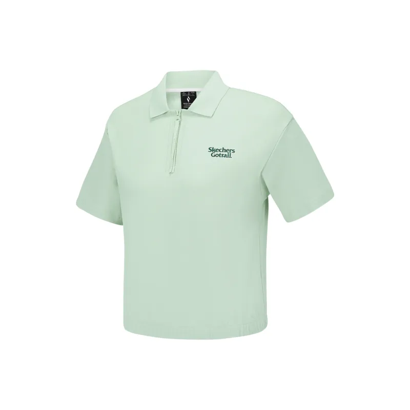 Skechers Polo Shirt Women's Sea Bubble Green-0