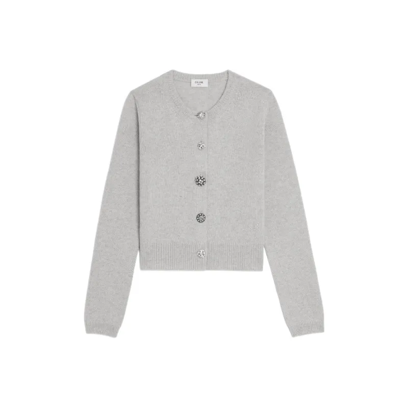 CELINE FW23 Knitwear Women's Light Gray-0