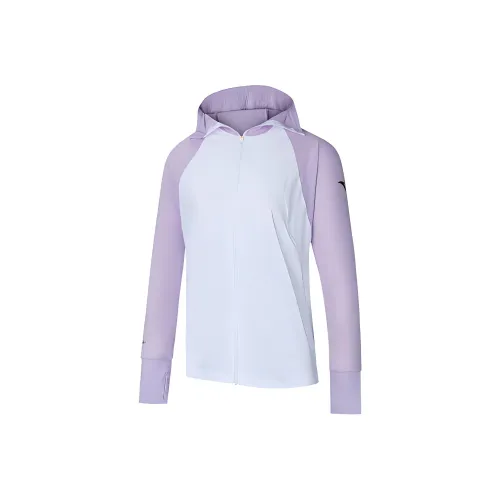 Anta Variety Training Collection Jackets & Coats Women's Snowflake White/Light Mist Purple