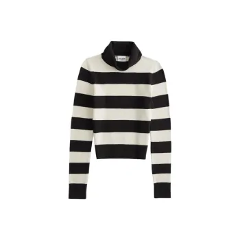 Hollister Knitwear Women's Cream And Black