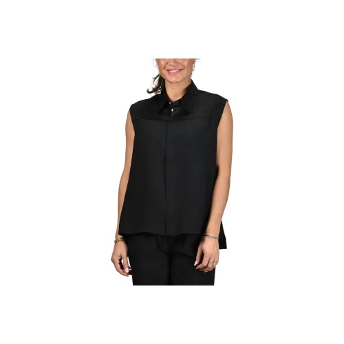 AMIPARIS Paris Buttoned Sleeveless Shirt