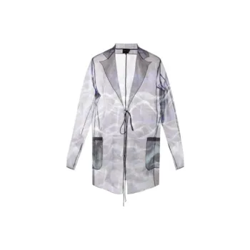 GIORGIO ARMANI All-Over Printed Single-Breasted Jacket
