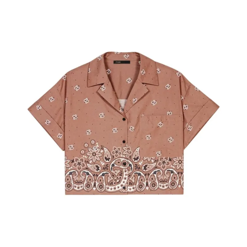 Maje Bandana print Shirt-0