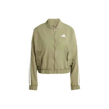 Adidas Free Shipping With AdiClub Essentials 3 Stripes Lifestyle Woven Bomber Jacket