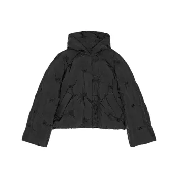 GANNI Short Tech Puffer Jacket
