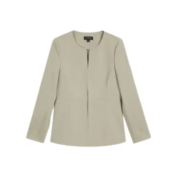 Yiner SS24 Jackets & Coats Women's Light Silver Gray