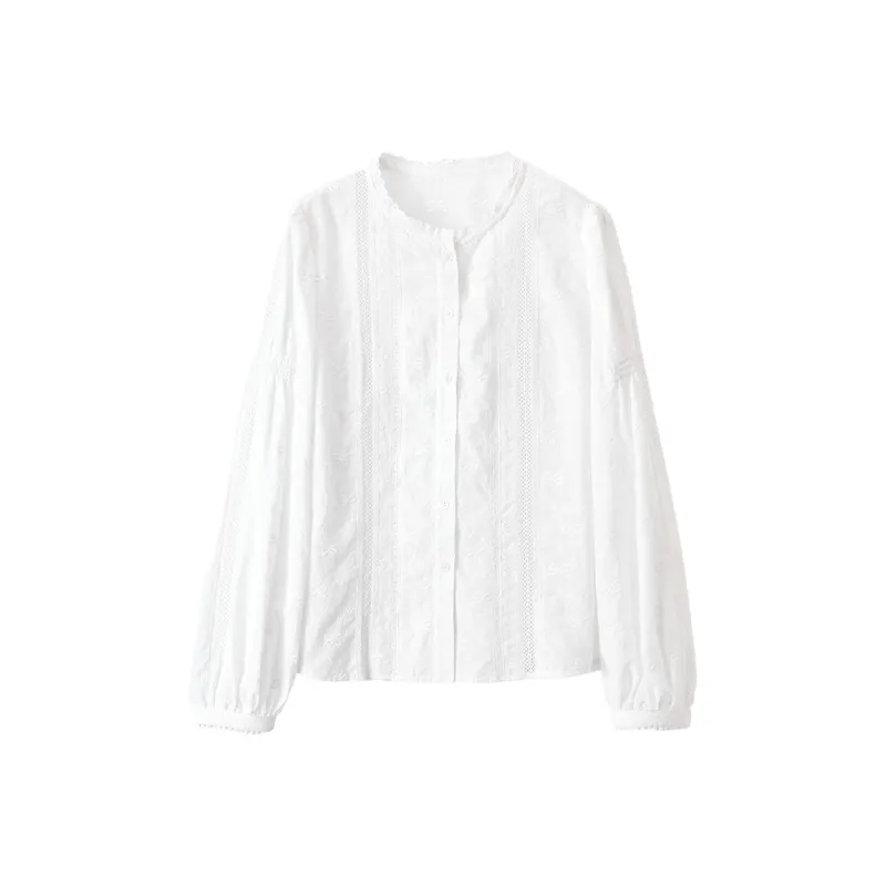 XIANGYING Shirts Women's White-0