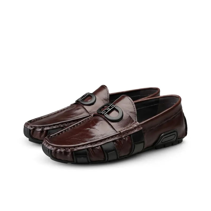 DCK Men's Casual Shoes Men Low Top Black Brown-6