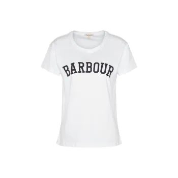BARBOUR Regular T-Shirt Women's White