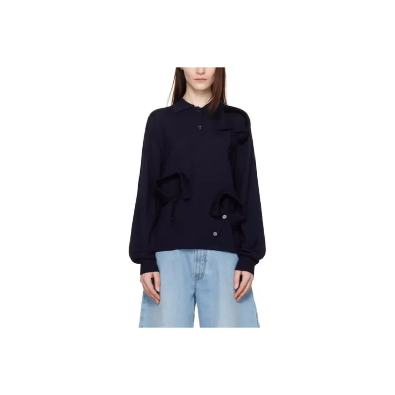 MOSCHINO Polo Shirt Women's Marine Blue-0
