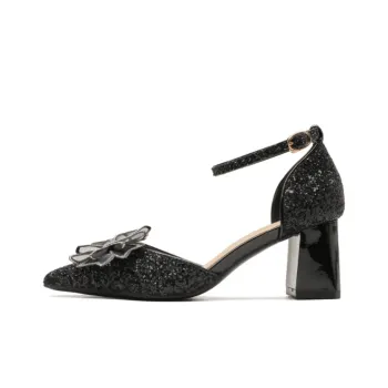 QITUMAUL Chunky Heel High Heels Women's