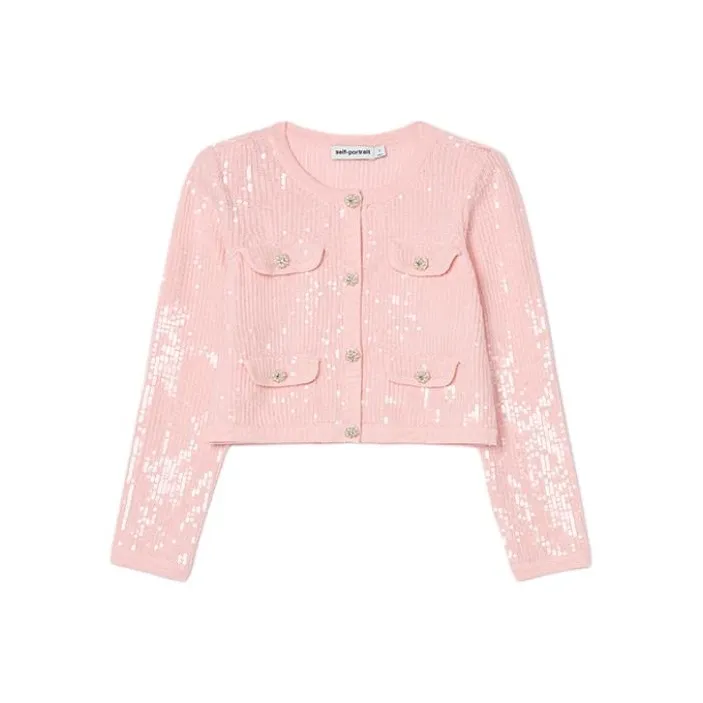 Self portrait Jackets Coats Women's Pink-0