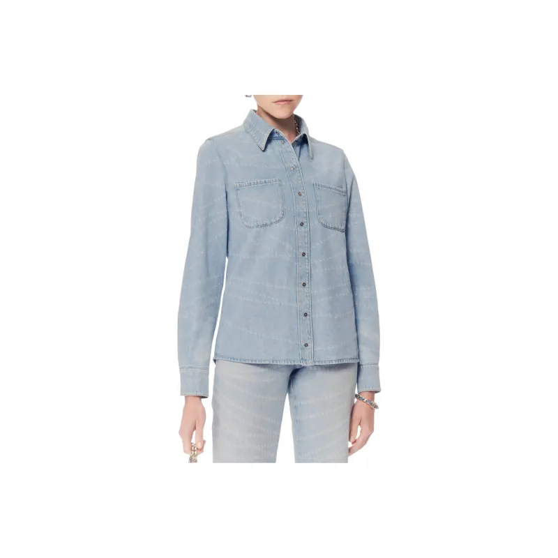 CHANEL 25P Spring Summer Preview Collection Shirt Women's Blue-0