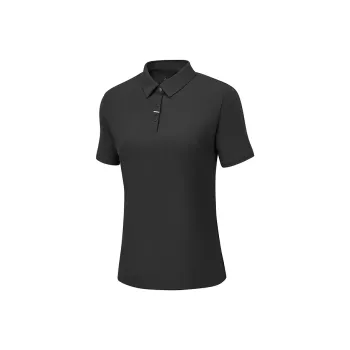 Skechers SS25 Polo Shirt Women's Carbon Black