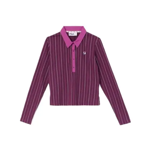 FILA Jada Polo Shirt Women's Wine