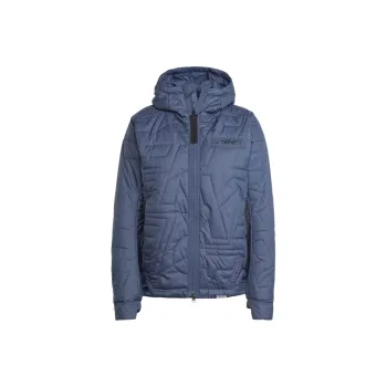 Adidas TERREX MYSHELTER PRIMALOFT HOODED PADDED JACKET Jackets Coats Women's Blue