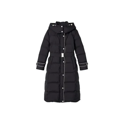 YINER GoodLand Down Jackets Women's Navy Blue