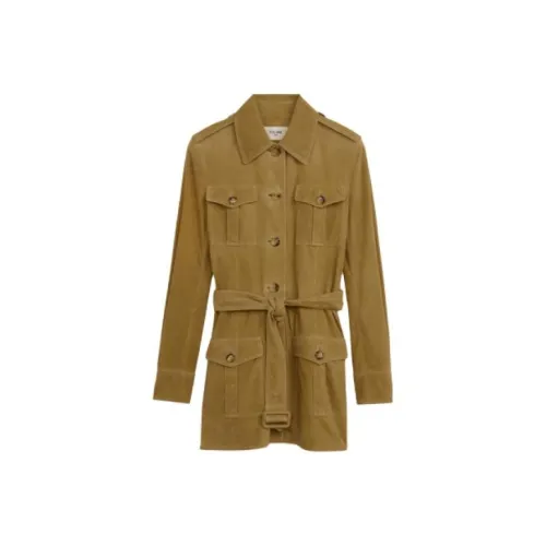 CELINE Jackets Coats Women's Brown