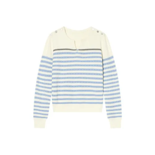 YINER GoodLand Knitwear Women's Ecru