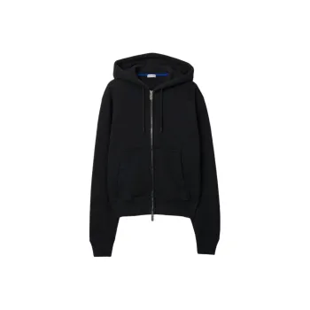 Burberry Equestrian Knight Cotton Zip Hoodie