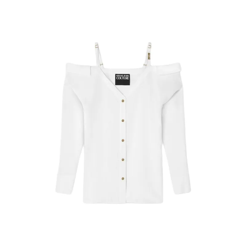 VERSACE Off shoulder Blouse-0
