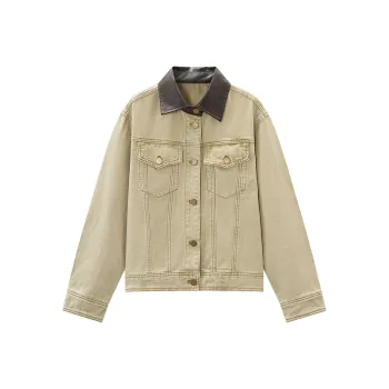 KUHNMARVIN Jackets & Coats Women's Khaki