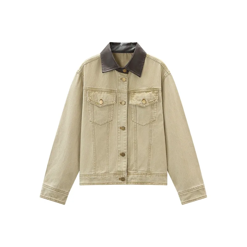 KUHNMARVIN Jackets & Coats Women's Khaki-0