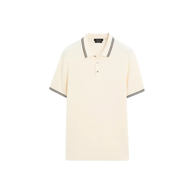 Massimo Dutti Polo Shirt Men's White-0