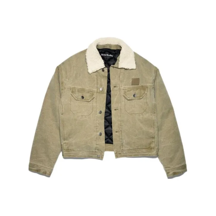Acne Studios Jackets Women's Khaki Beige-0