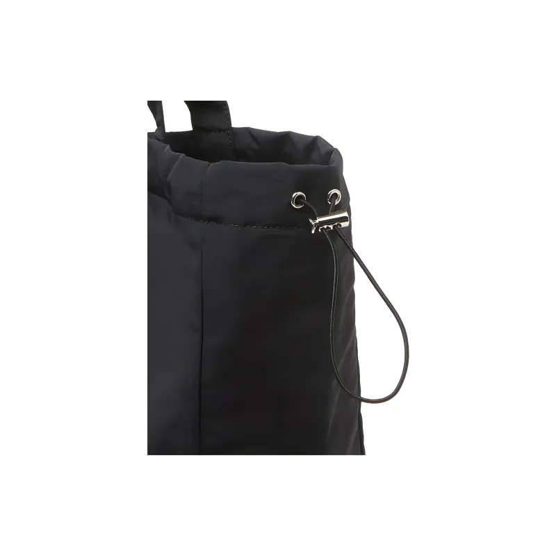 FILA Nylon Tote Bag Shopping Bag Shoulder Bag Handbag Unisex Black-5