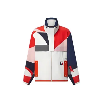 LOUIS VUITTON Lv X Ac Geometric Print Parka