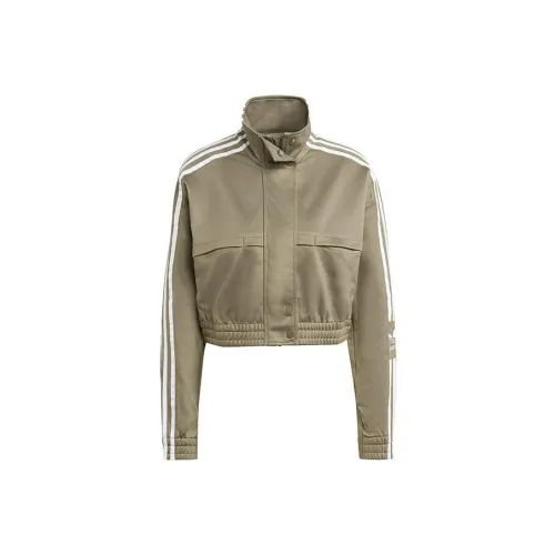 adidas originals Women's Parley Track Top Green