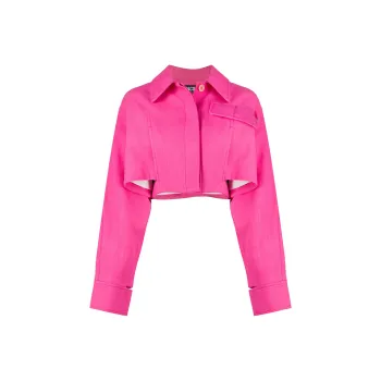 Jacquemus La Veste Esterel Shirt 'Fluo Pink'