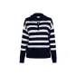 Navy Blue White Stripes