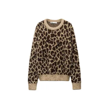 ZARA Knitwear Women's Leopard Print