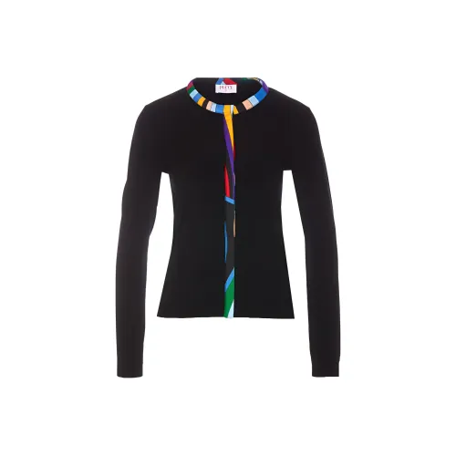 EMILIO PUCCI Multicolor trim Cardigan