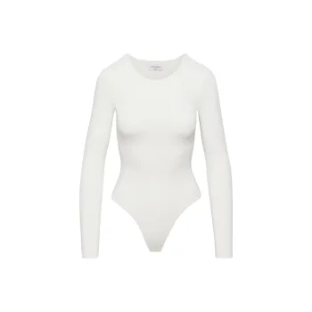 ARITZIA Contour Crew Longsleeve Bodysuit Bodysuits Women's Light Birch/Light Birch