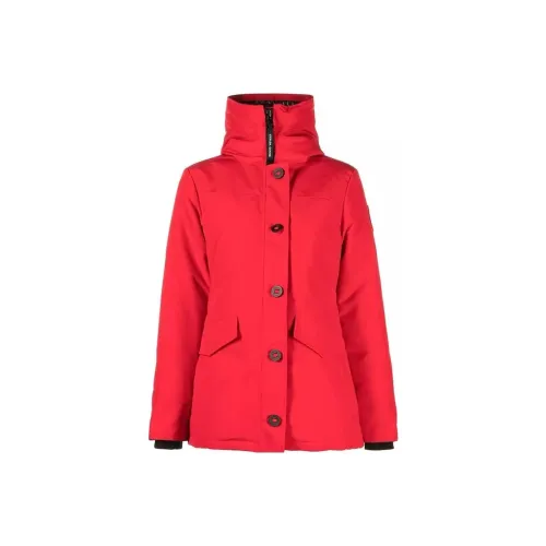 Canada Goose Lynnwood Series Down Jackets Women's Red