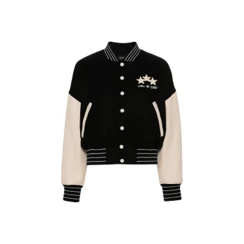 AMIRI Star Patch Varsity Jacket