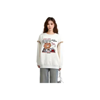 Juden Choi Sweatshirt Women's Apricot